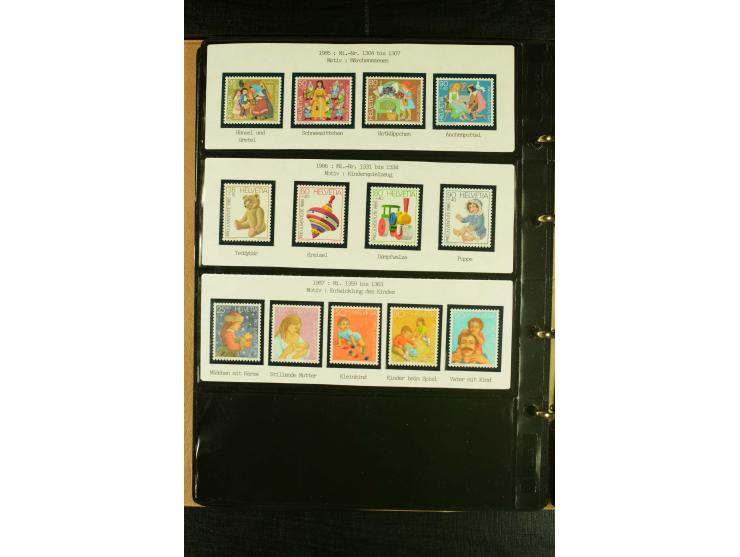 1913/87, postfrische und etwas ungebrauchte Sammlung Pro Patria und Pro Juventute, bis auf Bl.5 und einige kleine Werte ansch