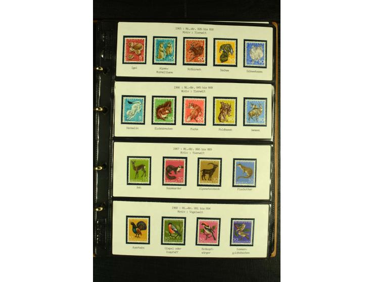 1913/87, postfrische und etwas ungebrauchte Sammlung Pro Patria und Pro Juventute, bis auf Bl.5 und einige kleine Werte ansch