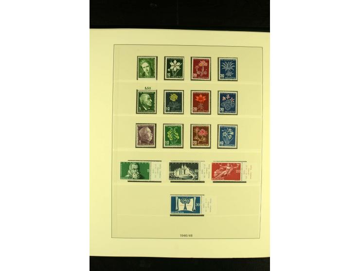 1938/70, postfrische Sammlung mit PAX und allen guten Blocks im Lindner-T-Album