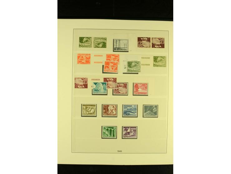1938/70, postfrische Sammlung mit PAX und allen guten Blocks im Lindner-T-Album
