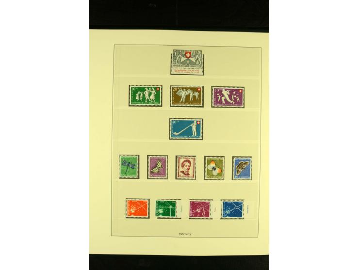1938/70, postfrische Sammlung mit PAX und allen guten Blocks im Lindner-T-Album
