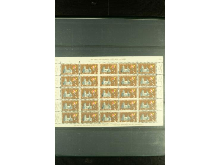 1938/70, postfrische Sammlung mit PAX und allen guten Blocks im Lindner-T-Album
