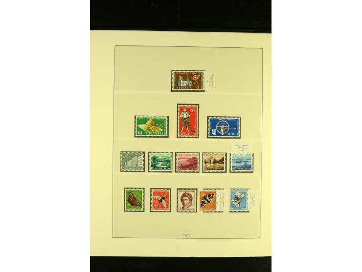 1938/70, postfrische Sammlung mit PAX und allen guten Blocks im Lindner-T-Album