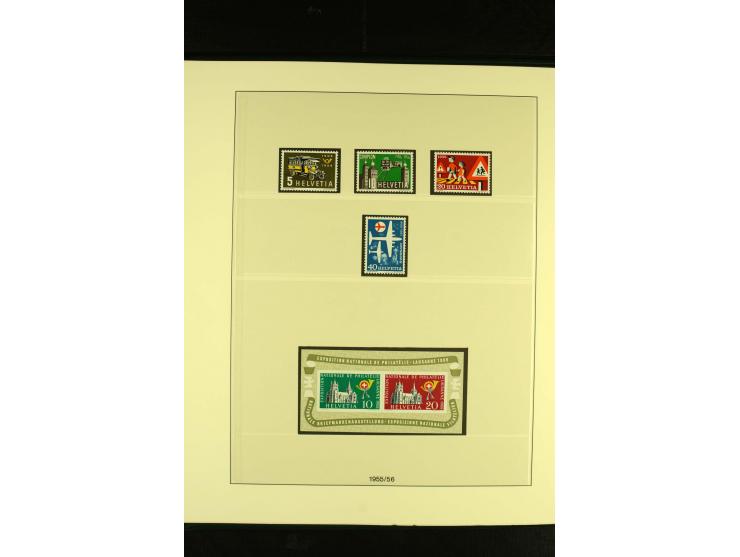1938/70, postfrische Sammlung mit PAX und allen guten Blocks im Lindner-T-Album