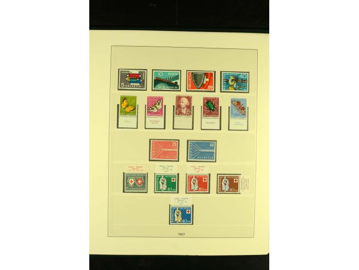 1938/70, postfrische Sammlung mit PAX und allen guten Blocks im Lindner-T-Album