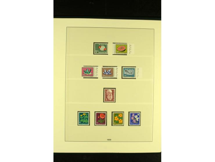 1938/70, postfrische Sammlung mit PAX und allen guten Blocks im Lindner-T-Album