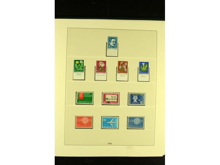 1938/70, postfrische Sammlung mit PAX und allen guten Blocks im Lindner-T-Album