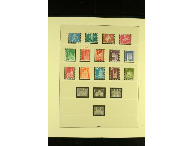 1938/70, postfrische Sammlung mit PAX und allen guten Blocks im Lindner-T-Album