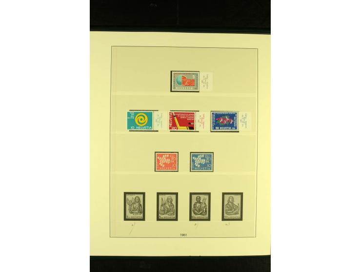 1938/70, postfrische Sammlung mit PAX und allen guten Blocks im Lindner-T-Album