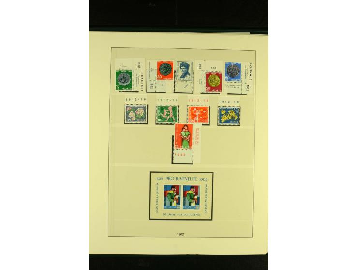 1938/70, postfrische Sammlung mit PAX und allen guten Blocks im Lindner-T-Album