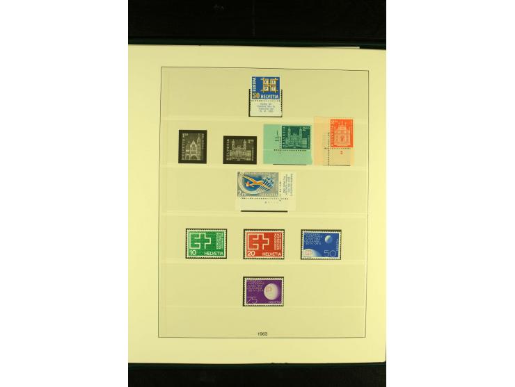 1938/70, postfrische Sammlung mit PAX und allen guten Blocks im Lindner-T-Album