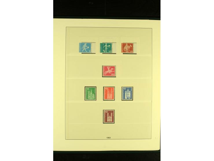 1938/70, postfrische Sammlung mit PAX und allen guten Blocks im Lindner-T-Album