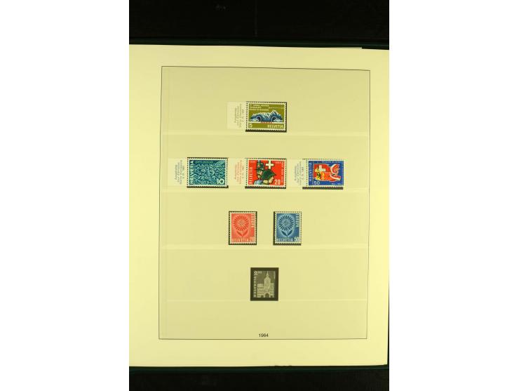 1938/70, postfrische Sammlung mit PAX und allen guten Blocks im Lindner-T-Album
