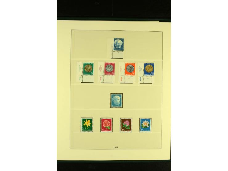 1938/70, postfrische Sammlung mit PAX und allen guten Blocks im Lindner-T-Album