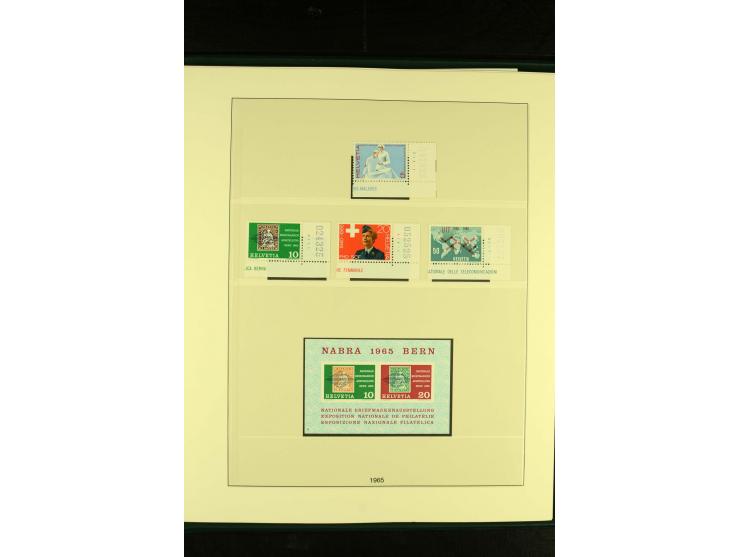1938/70, postfrische Sammlung mit PAX und allen guten Blocks im Lindner-T-Album