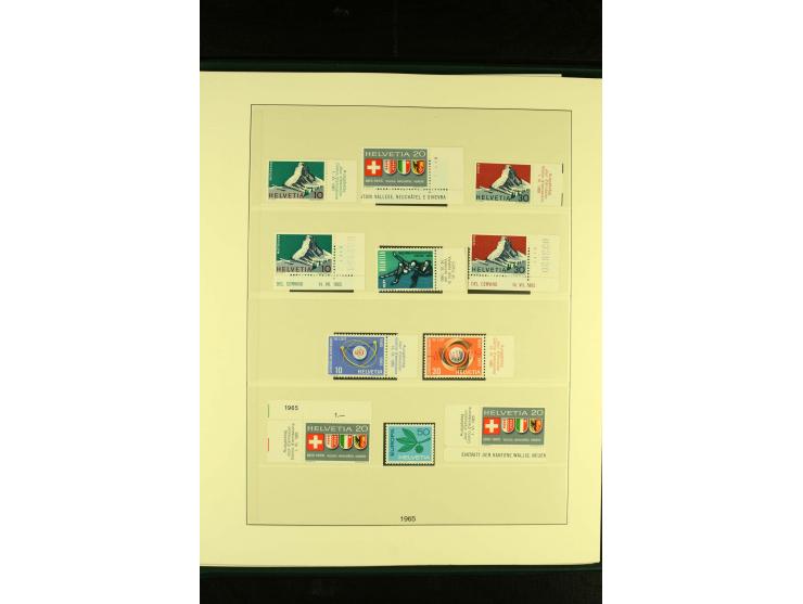 1938/70, postfrische Sammlung mit PAX und allen guten Blocks im Lindner-T-Album