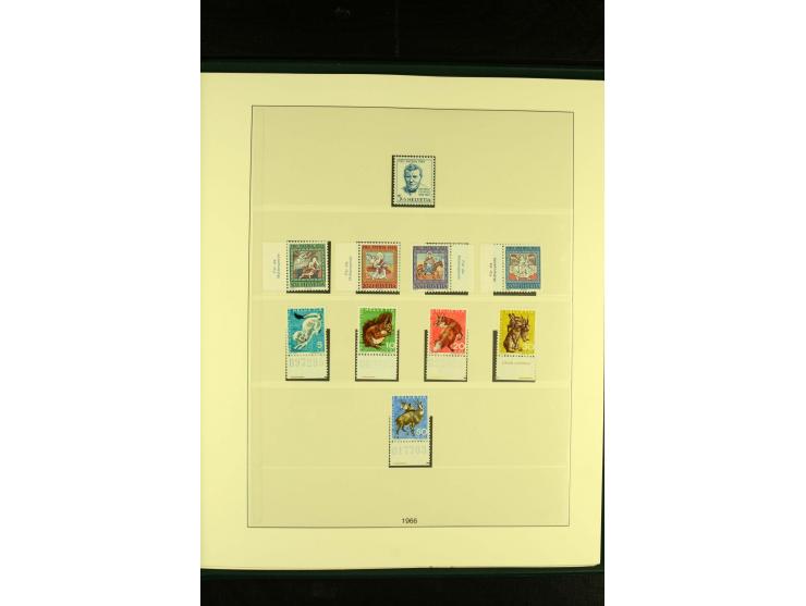1938/70, postfrische Sammlung mit PAX und allen guten Blocks im Lindner-T-Album