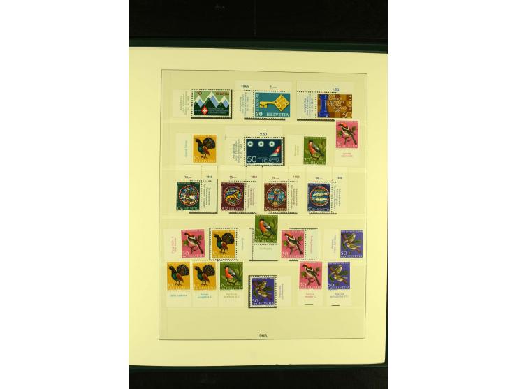 1938/70, postfrische Sammlung mit PAX und allen guten Blocks im Lindner-T-Album