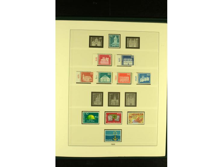 1938/70, postfrische Sammlung mit PAX und allen guten Blocks im Lindner-T-Album