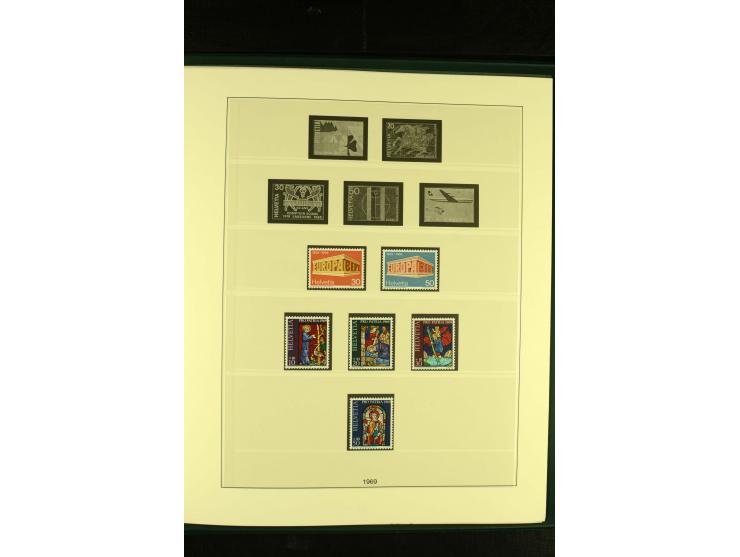 1938/70, postfrische Sammlung mit PAX und allen guten Blocks im Lindner-T-Album