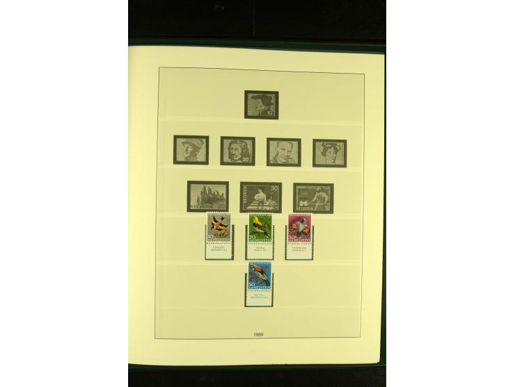 1938/70, postfrische Sammlung mit PAX und allen guten Blocks im Lindner-T-Album