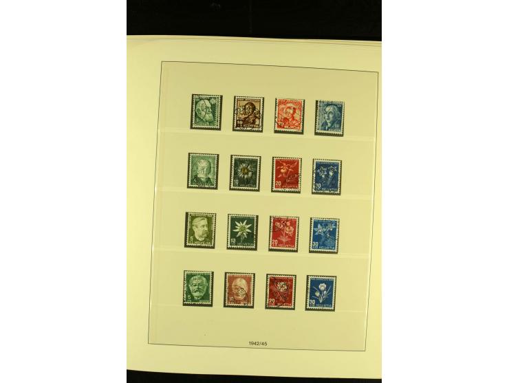 1938/75, gestempelte Sammlung mit u.a. Bl.6 (Fotoattest Renggli)