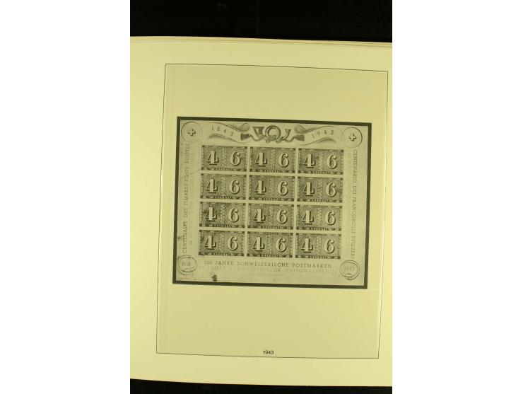 1938/75, gestempelte Sammlung mit u.a. Bl.6 (Fotoattest Renggli)