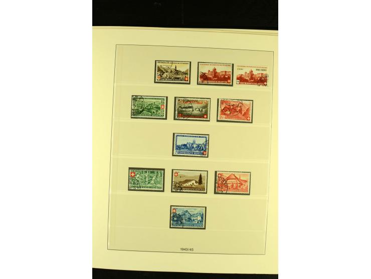 1938/75, gestempelte Sammlung mit u.a. Bl.6 (Fotoattest Renggli)