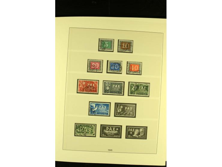 1938/75, gestempelte Sammlung mit u.a. Bl.6 (Fotoattest Renggli)