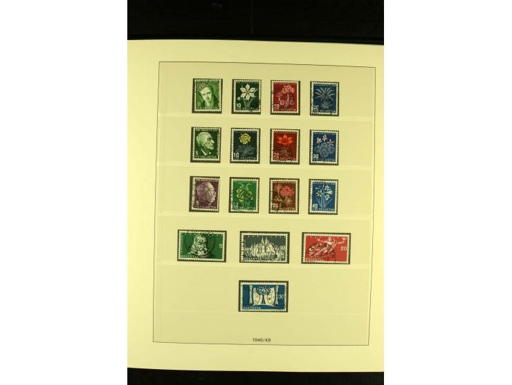 1938/75, gestempelte Sammlung mit u.a. Bl.6 (Fotoattest Renggli)