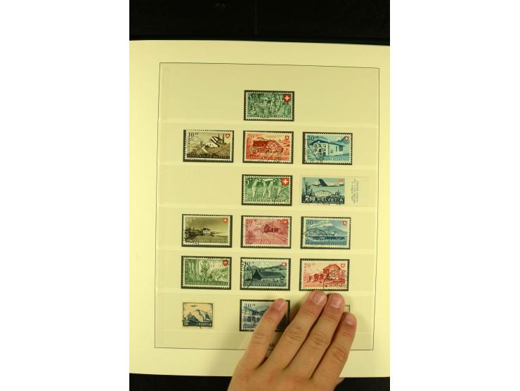 1938/75, gestempelte Sammlung mit u.a. Bl.6 (Fotoattest Renggli)