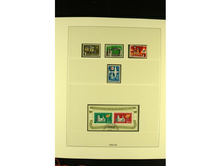 1938/75, gestempelte Sammlung mit u.a. Bl.6 (Fotoattest Renggli)