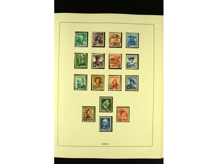 1938/75, gestempelte Sammlung mit u.a. Bl.6 (Fotoattest Renggli)