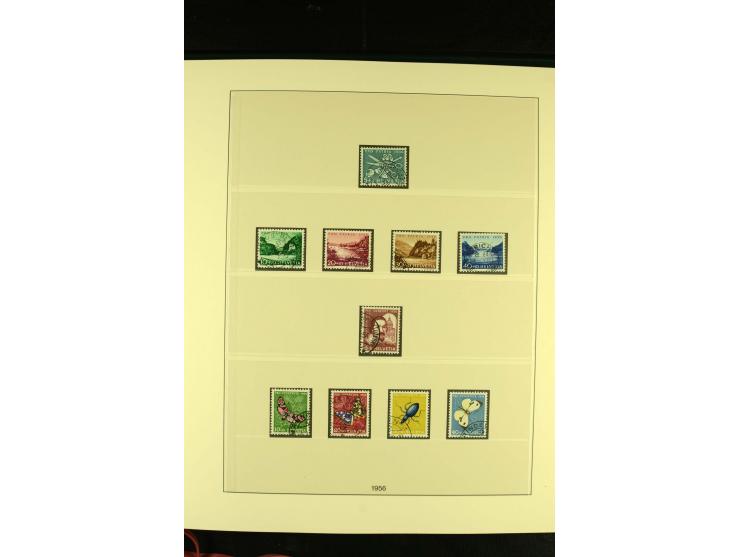 1938/75, gestempelte Sammlung mit u.a. Bl.6 (Fotoattest Renggli)