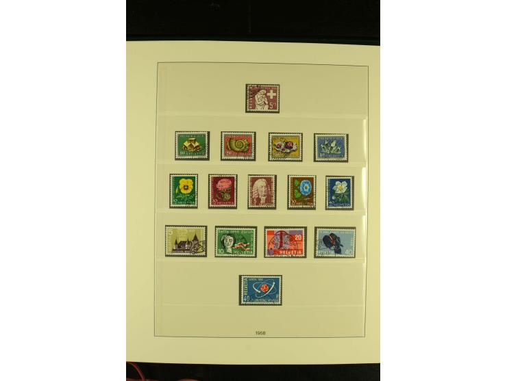 1938/75, gestempelte Sammlung mit u.a. Bl.6 (Fotoattest Renggli)