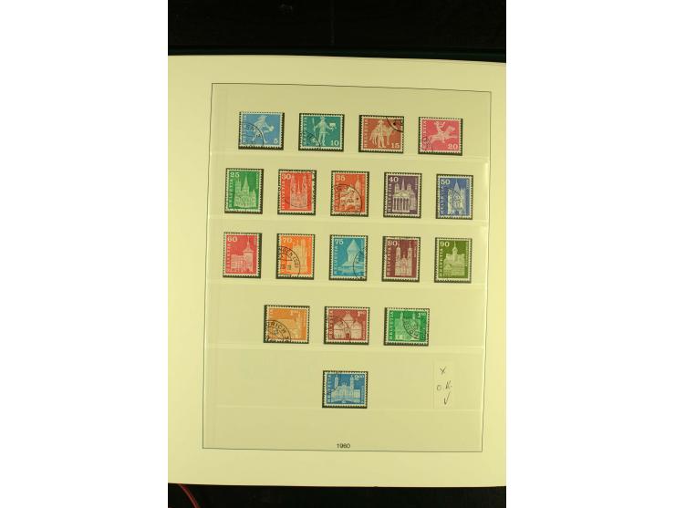 1938/75, gestempelte Sammlung mit u.a. Bl.6 (Fotoattest Renggli)