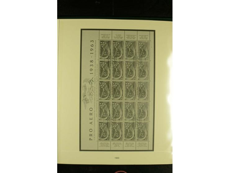 1938/75, gestempelte Sammlung mit u.a. Bl.6 (Fotoattest Renggli)