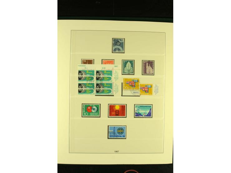 1938/75, gestempelte Sammlung mit u.a. Bl.6 (Fotoattest Renggli)