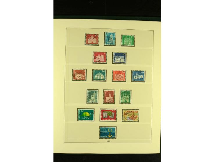 1938/75, gestempelte Sammlung mit u.a. Bl.6 (Fotoattest Renggli)