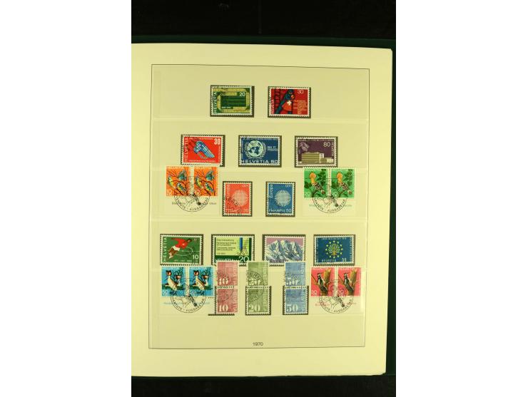 1938/75, gestempelte Sammlung mit u.a. Bl.6 (Fotoattest Renggli)