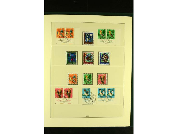 1938/75, gestempelte Sammlung mit u.a. Bl.6 (Fotoattest Renggli)