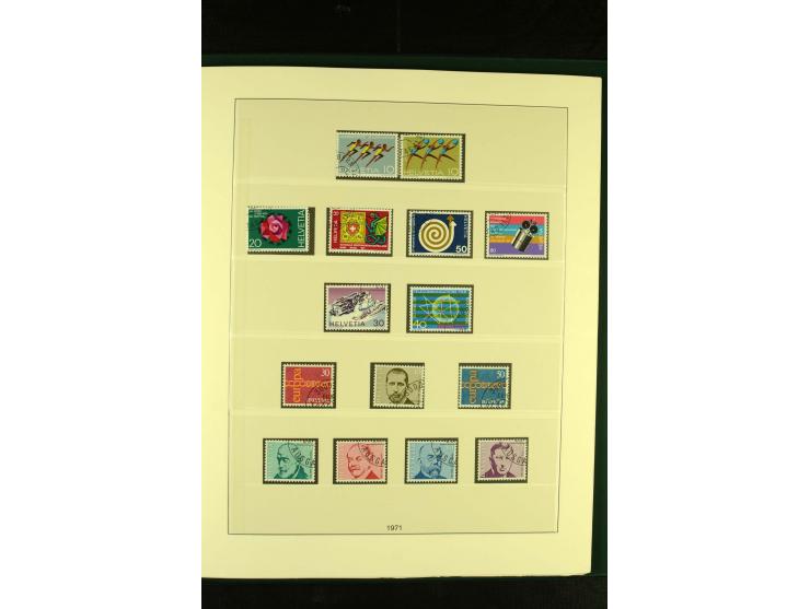 1938/75, gestempelte Sammlung mit u.a. Bl.6 (Fotoattest Renggli)