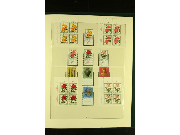 1938/75, gestempelte Sammlung mit u.a. Bl.6 (Fotoattest Renggli)
