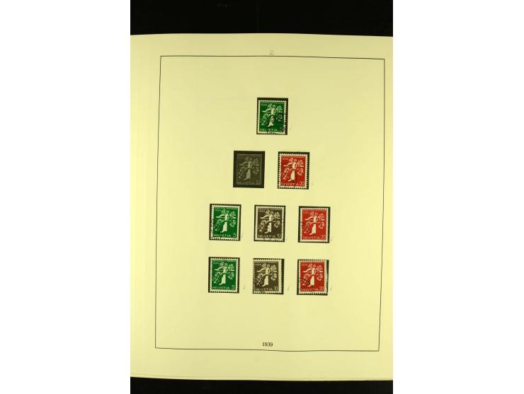 1938/75, gestempelte Sammlung mit u.a. Bl.6 (Fotoattest Renggli)