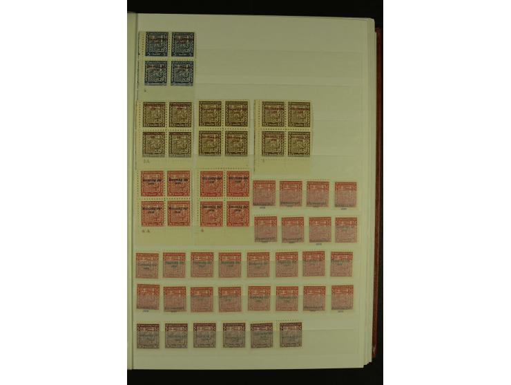 1939/1945, interessante meist postfrische Sammlung ab Mi.-Nr. 1 in den Hauptnummern augenscheinlich inkl. Portomarken überkpl