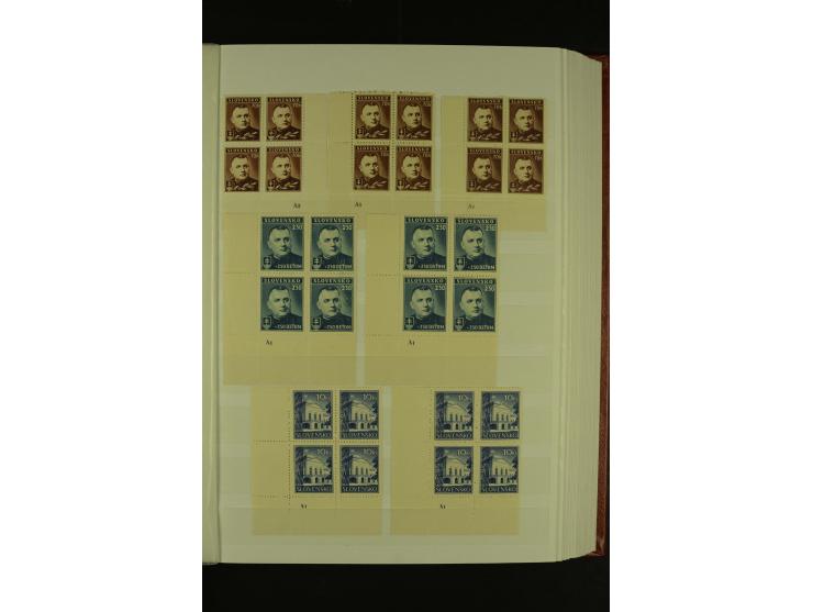1939/1945, interessante meist postfrische Sammlung ab Mi.-Nr. 1 in den Hauptnummern augenscheinlich inkl. Portomarken überkpl
