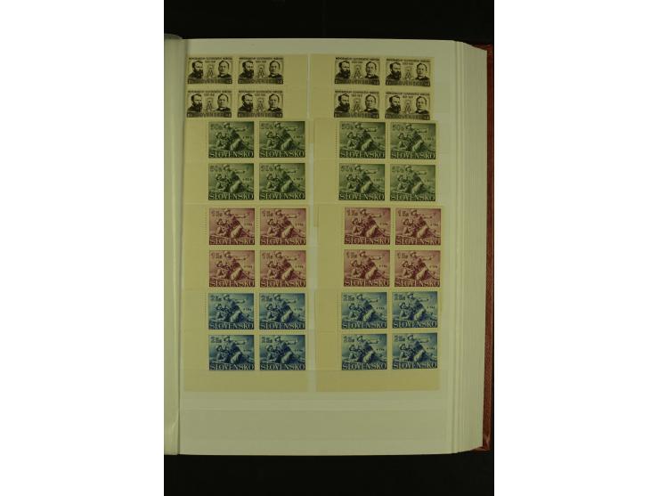 1939/1945, interessante meist postfrische Sammlung ab Mi.-Nr. 1 in den Hauptnummern augenscheinlich inkl. Portomarken überkpl