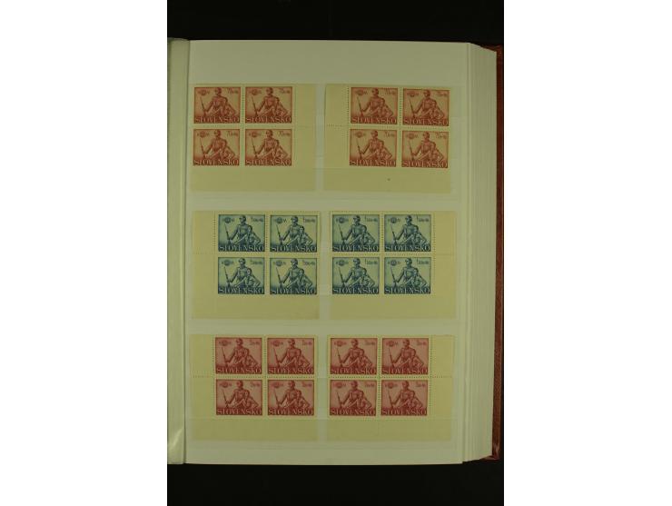 1939/1945, interessante meist postfrische Sammlung ab Mi.-Nr. 1 in den Hauptnummern augenscheinlich inkl. Portomarken überkpl