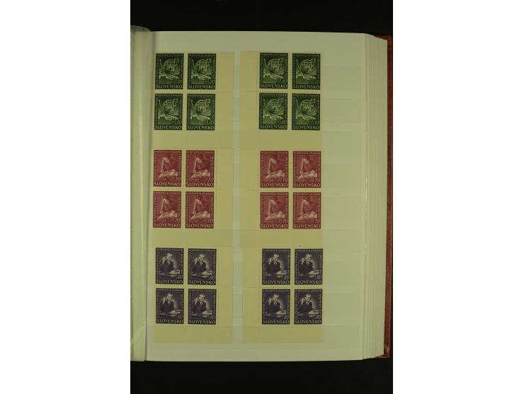 1939/1945, interessante meist postfrische Sammlung ab Mi.-Nr. 1 in den Hauptnummern augenscheinlich inkl. Portomarken überkpl