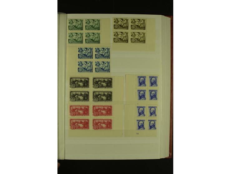 1939/1945, interessante meist postfrische Sammlung ab Mi.-Nr. 1 in den Hauptnummern augenscheinlich inkl. Portomarken überkpl